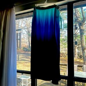 Stylus,1X,ombre blue skirt